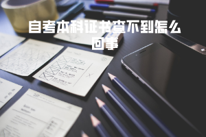 湖北大学自考本科证书查不到怎么回事