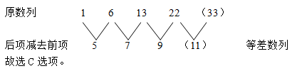 2021年湖北公务员考试行测练习：数字推理（118）图3
