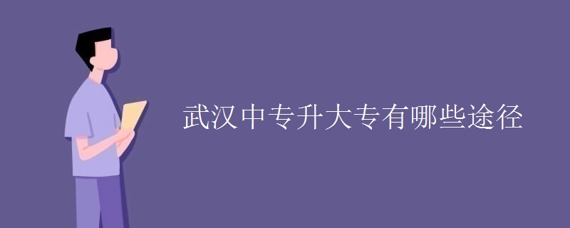武汉中专升大专有哪些途径