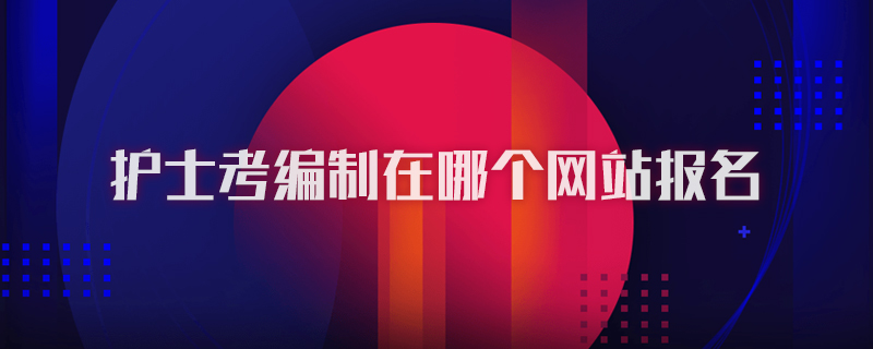 护士考编制在哪个网站报名