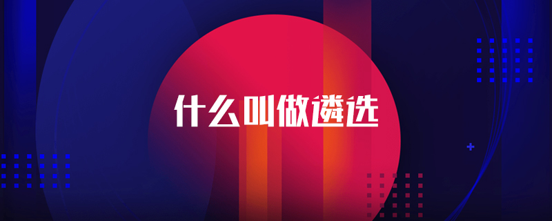 什么叫做遴选
