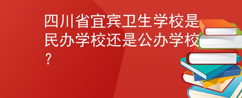 四川省宜宾卫生学校是民办学校还是公办学校？
