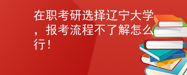 在职考研选择辽宁大学，报考流程不了解怎么行！