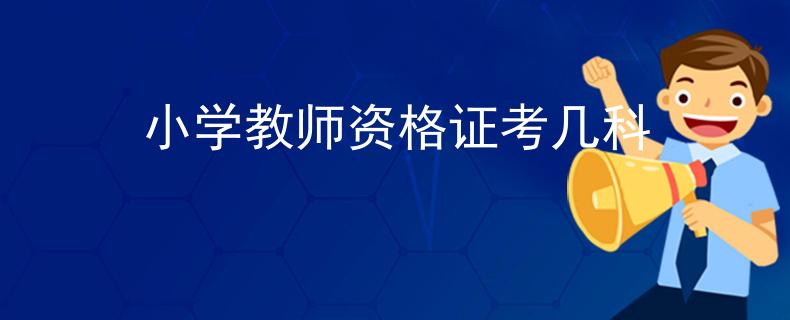 小学教师资格证考几科