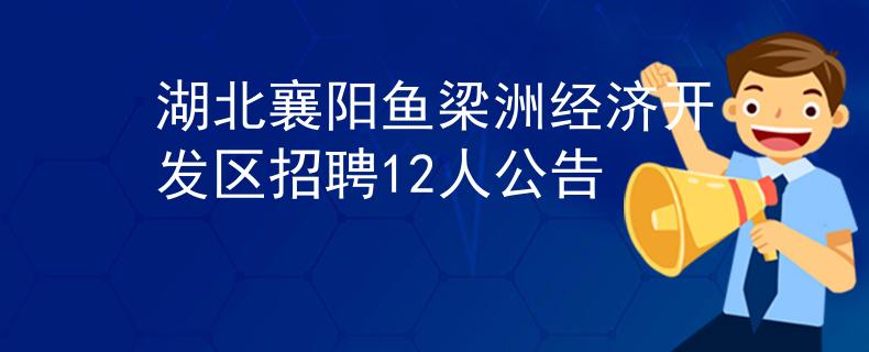 湖北襄阳鱼梁洲经济开发区招聘12人公告