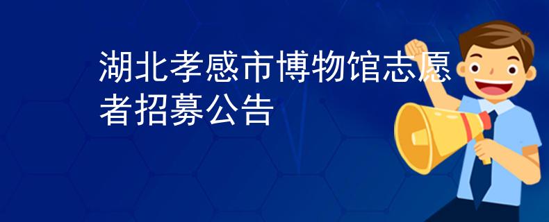 湖北孝感市博物馆志愿者招募公告