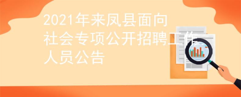 2021年来凤县面向社会专项公开招聘工作人员公告