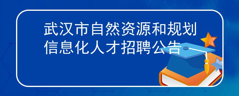 武汉市自然资源和规划信息化人才招聘公告