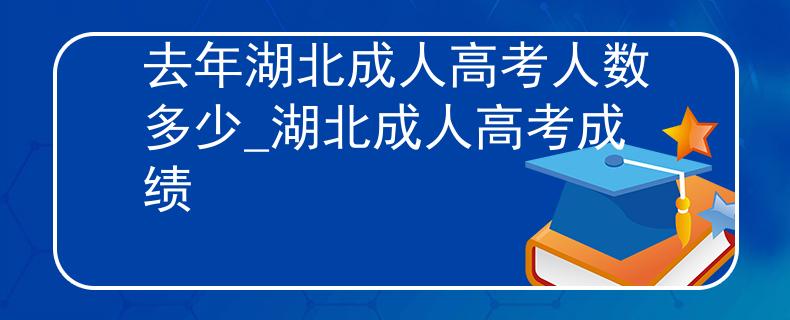 去年湖北成人高考人数多少_湖北成人高考成绩