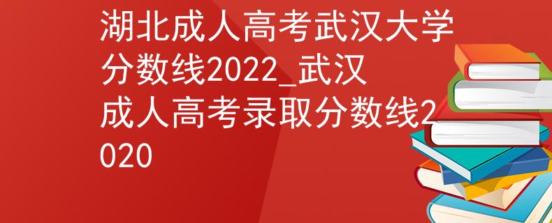 湖北成人高考武汉大学分数线2022_武汉成人高考录取分数线2020