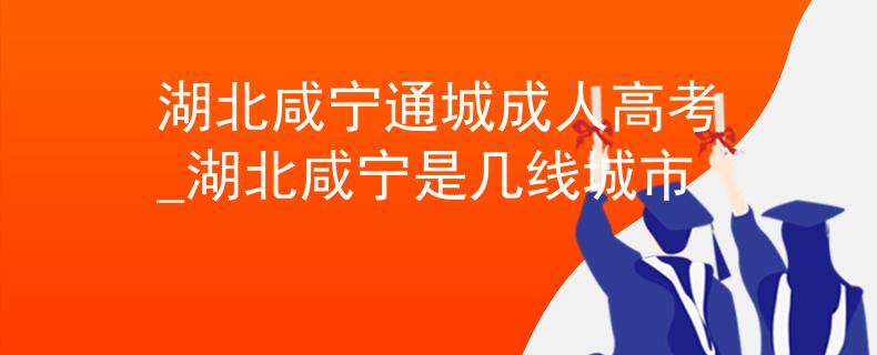 湖北咸宁通城成人高考_湖北咸宁是几线城市