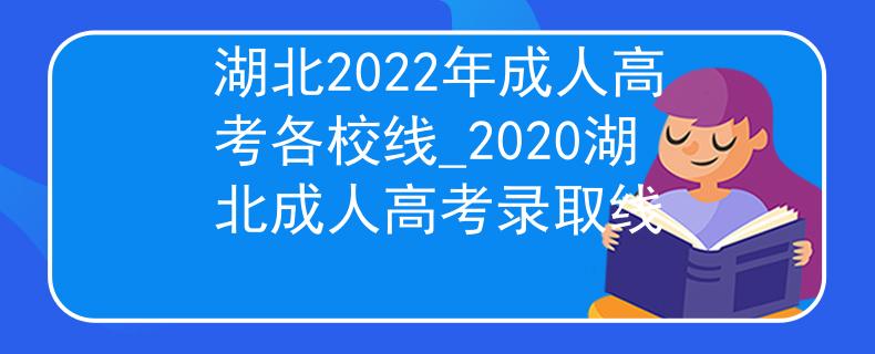 湖北2022年成人高考各校线_2020湖北成人高考录取线