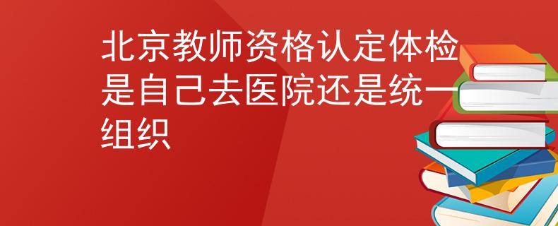 北京教师资格认定体检是自己去医院还是统一组织