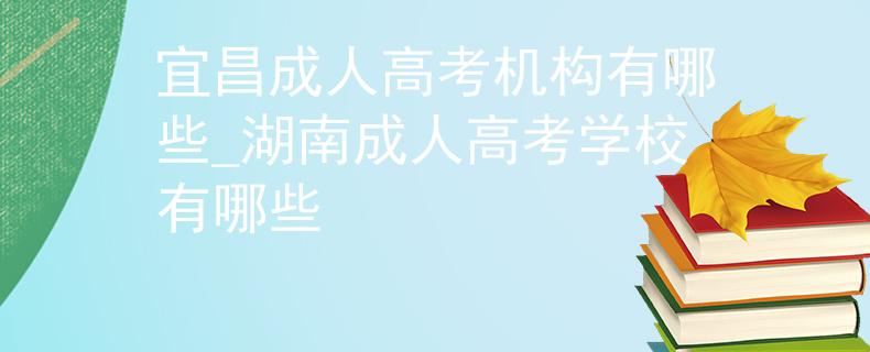 宜昌成人高考机构有哪些_湖南成人高考学校有哪些 宜昌成人高考机构有哪些_湖南成人高考学校有哪些