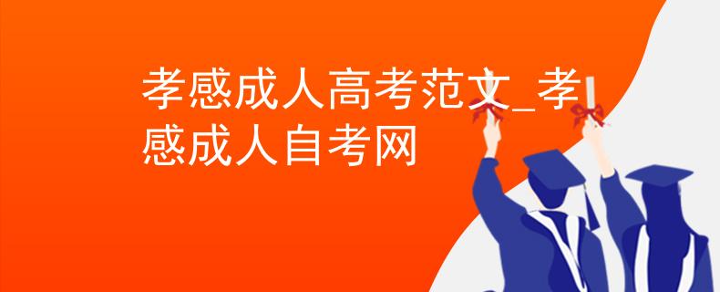 孝感成人高考范文_孝感成人自考网