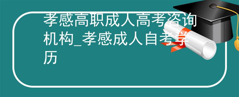 孝感高职成人高考咨询机构_孝感成人自考学历