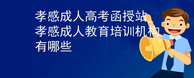 孝感成人高考函授站_孝感成人教育培训机构有哪些