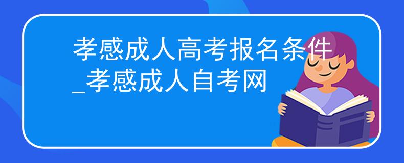 孝感成人高考报名条件_孝感成人自考网