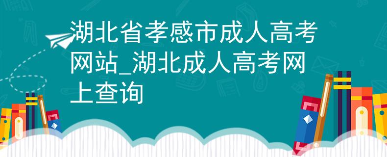湖北省孝感市成人高考网站_湖北成人高考网上查询