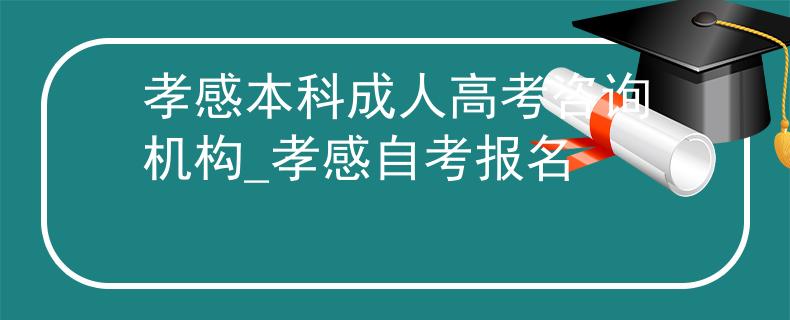 孝感本科成人高考咨询机构_孝感自考报名