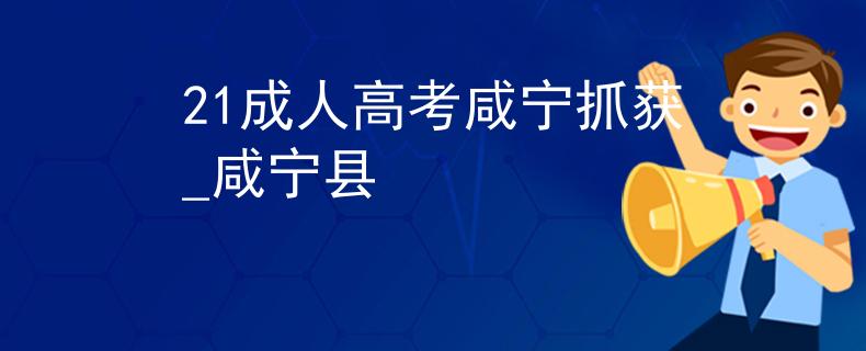21成人高考咸宁抓获_咸宁县