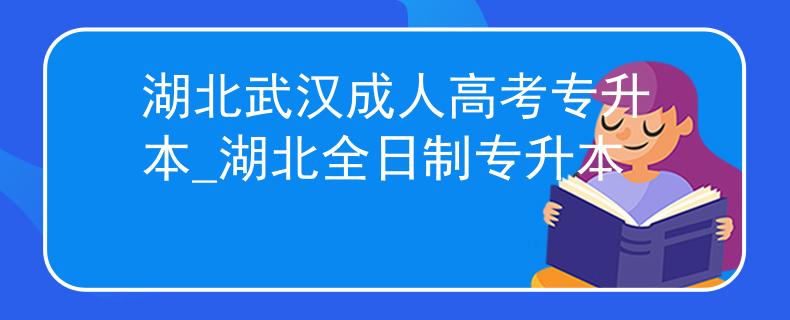湖北武汉成人高考专升本_湖北全日制专升本