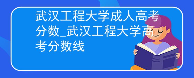 武汉工程大学成人高考分数_武汉工程大学高考分数线