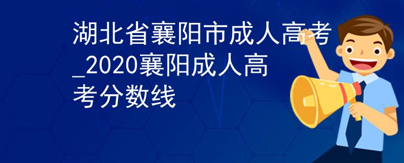 湖北省襄阳市成人高考_2020襄阳成人高考分数线