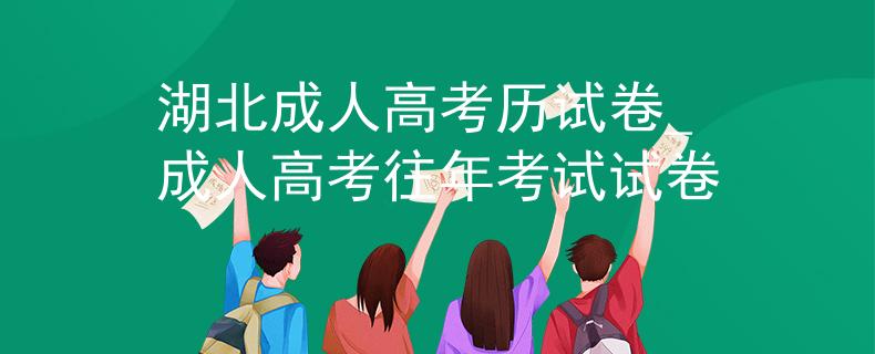 湖北成人高考历试卷_成人高考往年考试试卷