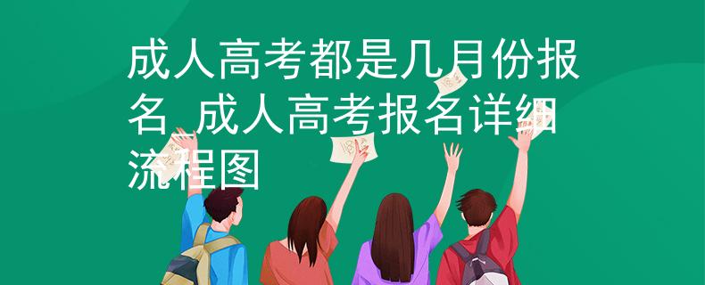 成人高考都是几月份报名_成人高考报名详细流程图